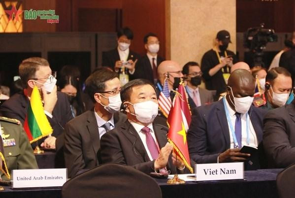 El viceministro de Defensa Hoang Xuan Chien asiste al XI Diálogo de Defensa de Seúl. (Fotografía: qdnd.vn)
