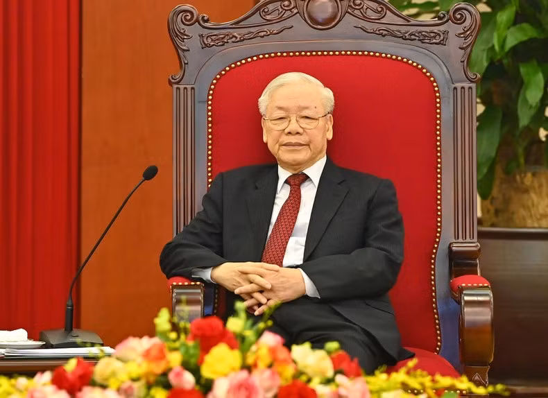 Phu Trong da sus palabras.