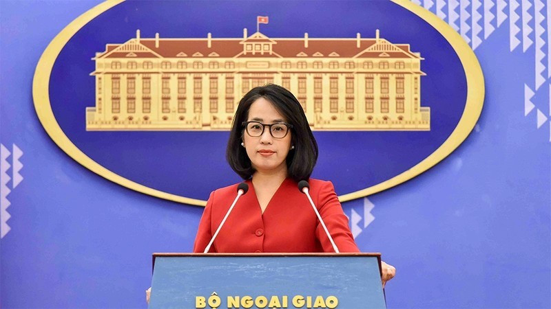 La portavoz del Ministerio de Relaciones Exteriores de Vietnam, Pham Thu Hang. (Fotografía: Ministerio de Relaciones Exteriores de Vietnam)