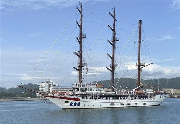 El Buque escuela de vela 286-Le Quy Don, de la Armada Popular de Vietnam. (Fotografía: VNA)