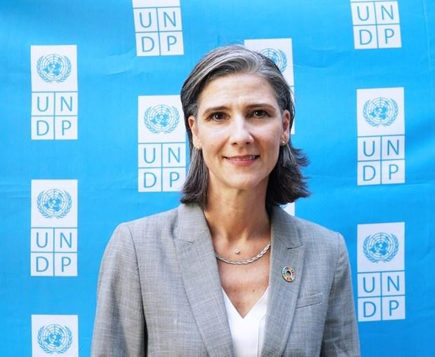 La representante residente del PNUD en Vietnam, Ramla Khalidi. (Fotografía: PNUD)