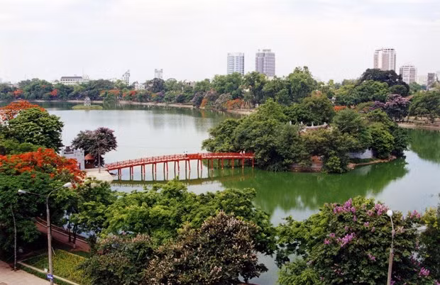 Lago de Hoan Kiem, Hanoi. (Fotografía: VNA)
