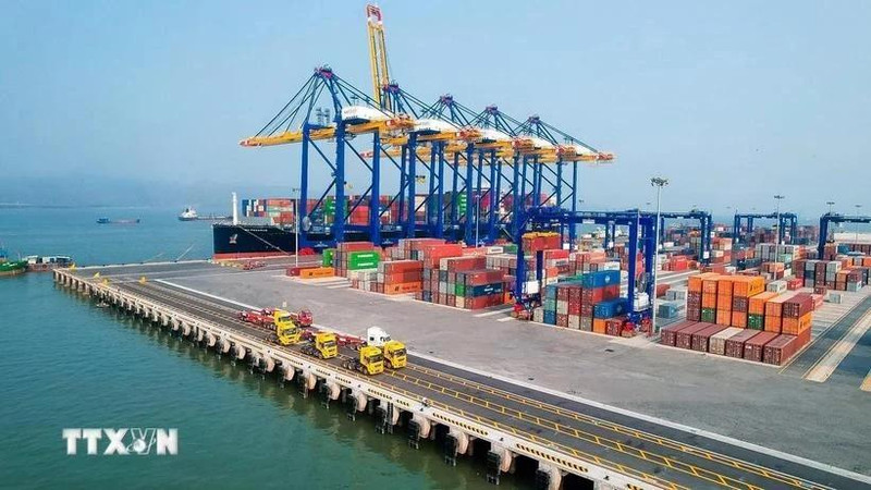 El puerto de Lach Huyen, en la ciudad vietnamita de Hai Phong. (Fotografía: VNA)