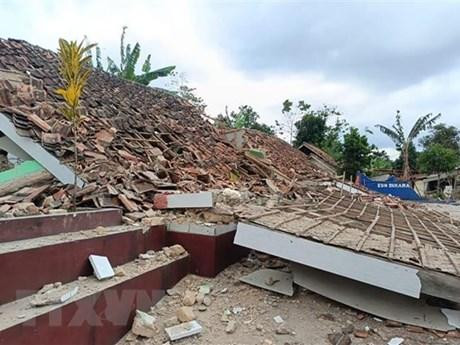 Escena dejada por el terremoto. (Fotografía: Xinhua/VNA)