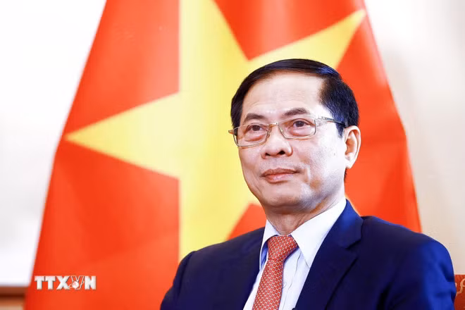 El vicepremier y ministro de Relaciones Exteriores de Vietnam, Bui Thanh Son. (Fotografía: VNA)