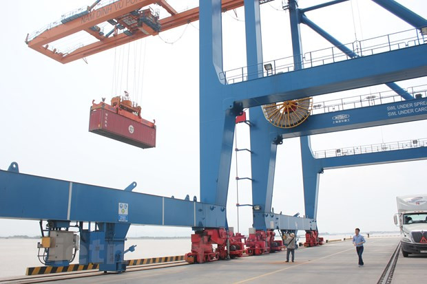 En el puerto marítimo de Hai Phong. (Fotografía: VNA)