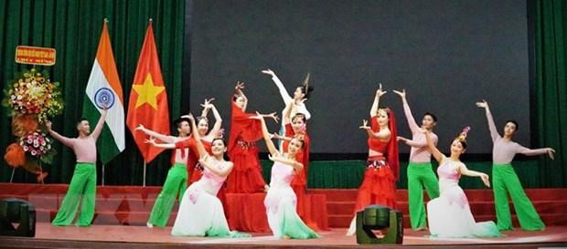 Presentación artística en el evento. (Fotografía: VNA)