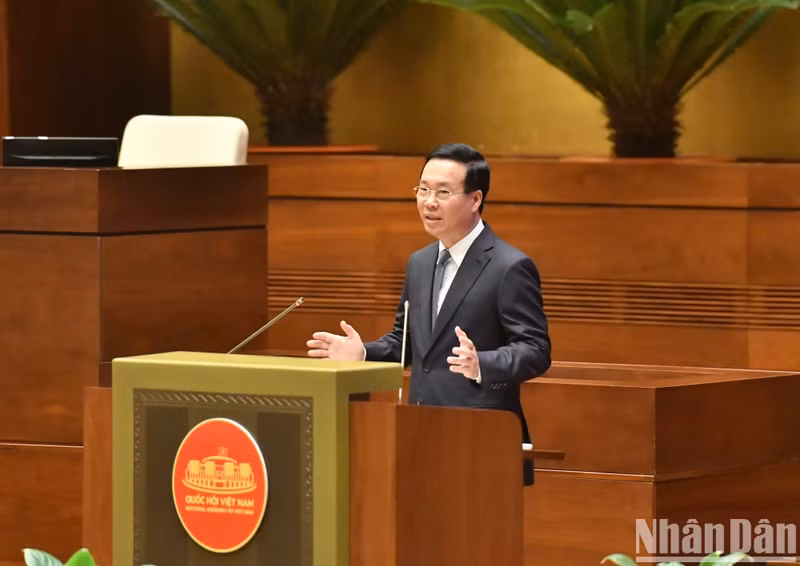 El presidente del país, Vo Van Thuong.