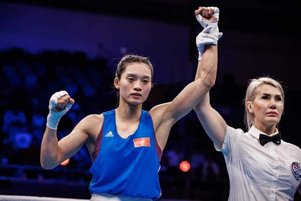 La boxeadora vietnamita Nguyen Thi Tam. (Fotografía: hanoimoi.com.vn)