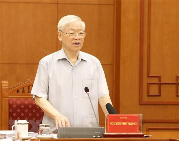 El secretario general del Partido Comunista de Vietnam (PCV), Nguyen Phu Trong. (Fotografía: VNA)