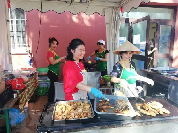 Participantes vietnamitas en el evento. (Fotografía: VNA)