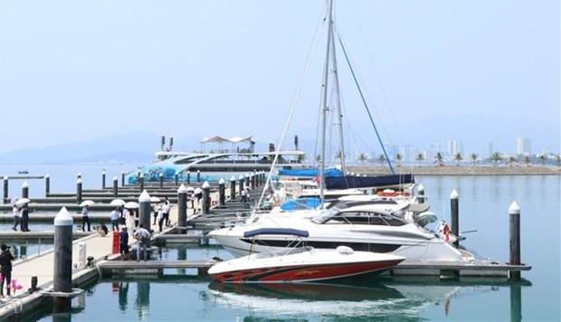 Primer puerto deportivo internacional de Vietnam opera de manera piloto en Nha Trang. (Fotografía: VNA)