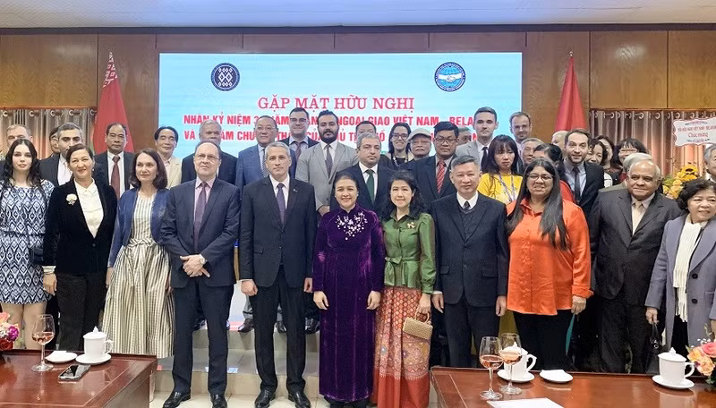 Asistentes a la cita. (Fotografía: baoquocte.vn)