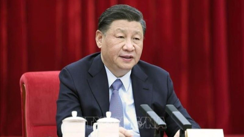 El secretario general del Partido Comunista de China y presidente del país, Xi Jinping. (Fotografía: Xinhua/VNA)