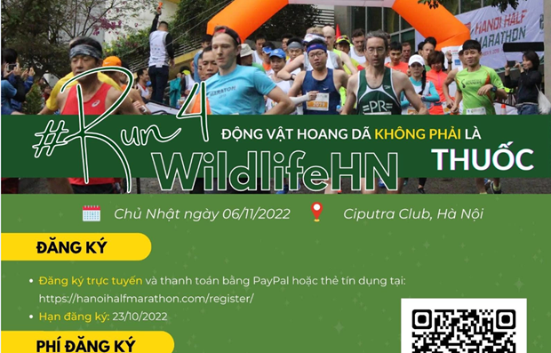 Cartel sobre el evento. (Fuente: Organización "Educación para la Naturaleza-Vietnam")