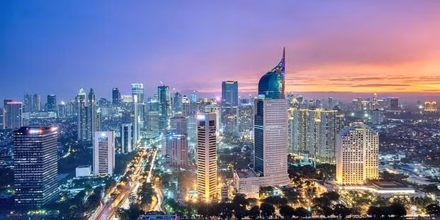 Yakarta, la capital de Indonesia. (Fotografía: Asialink)