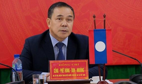 El embajador laosiano en Vietnam, Sengphet Houngboungnuang. (Fotografía: VNA)