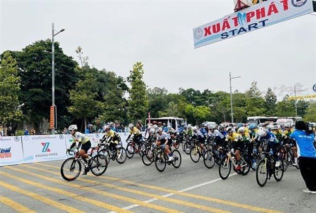 En la carrera. (Fotografía: VNA)