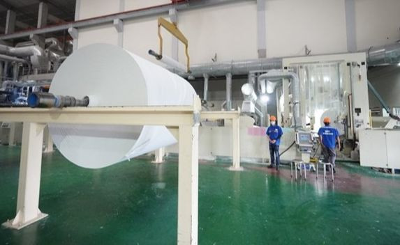 Las empresas del parque industrial de Hiep Phuoc continúa su trabajo después del feriado del Tet. (Fotografía: VOV)