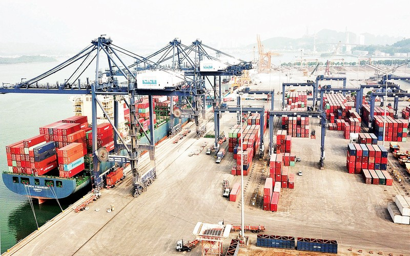 Terminal Internacional de Contenedores de Cai Lan. (Fotografía: Nhan Dan)