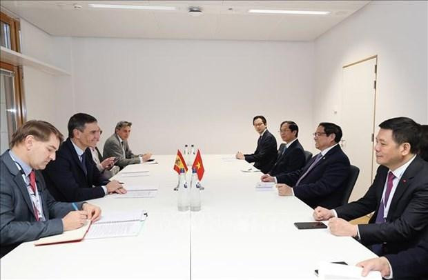 En la reunión. (Fotografía: VNA)