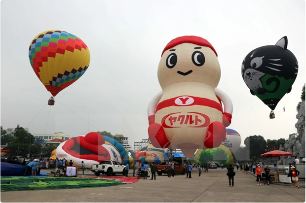 El Festival de Globos Aerostáticos 2023. (Fotografía: VNA)