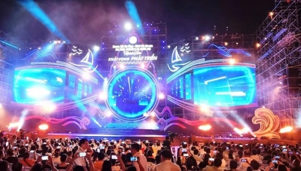 Una actuación de jazz en el Festival Marítimo de Nha Trang. 
