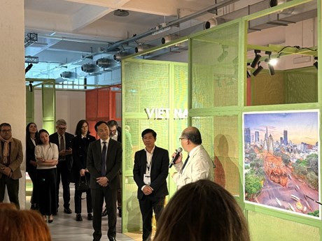 En el pabellón de Vietnam (Foto: VGP)