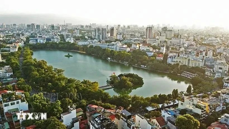 Hanói a vista de pájaro (Foto: VNA)