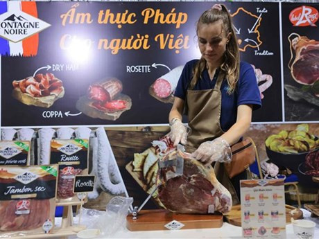 Especialidades de Francia se presentan en el Festival (Fuente: VNA)