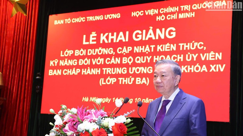 Secretario general del Partido Comunista de Vietnam (PCV) y presidente del país, To Lam.