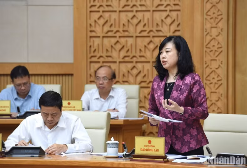 La ministra de Salud, Dao Hong Lan.