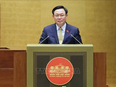 El presidente de la Asamblea Nacional de Vietnam, Vuong Dinh Hue. (Foto: VNA)