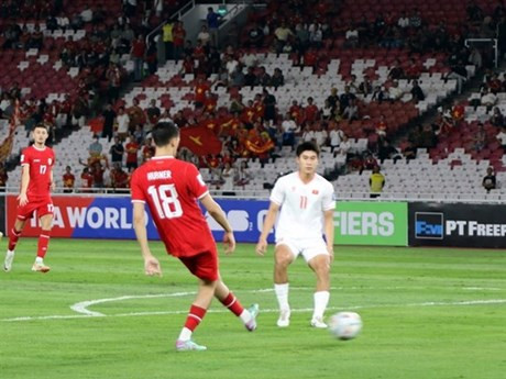 En el partido (Foto: VNA)