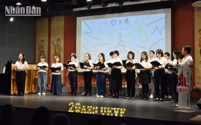 Espectáculos artísticos en el evento. (Foto: Minh Duy)