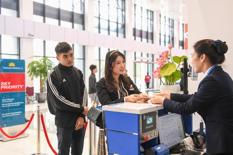 En el aeropuerto de Dien Bien (Foto: VNA)