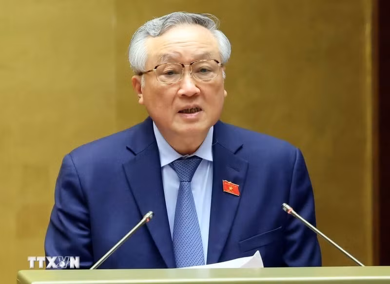 El presidente del Tribunal Popular Supremo vietnamita, Nguyen Hoa Binh. (Fuente: VNA)