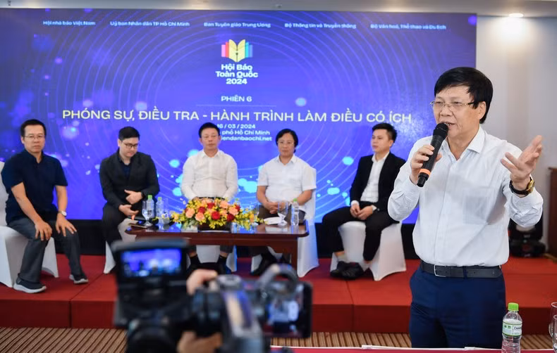 El periodista Ho Quang Loi subraya que lo más importante es la capacidad de los periodistas de protegerse.