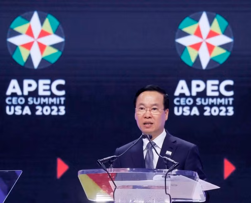 El presidente de Vietnam, Vo Van Thuong.