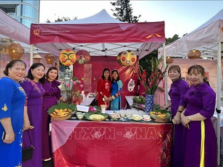 Presentan gastronomía vietnamita en el evento (Fuente: VNA)