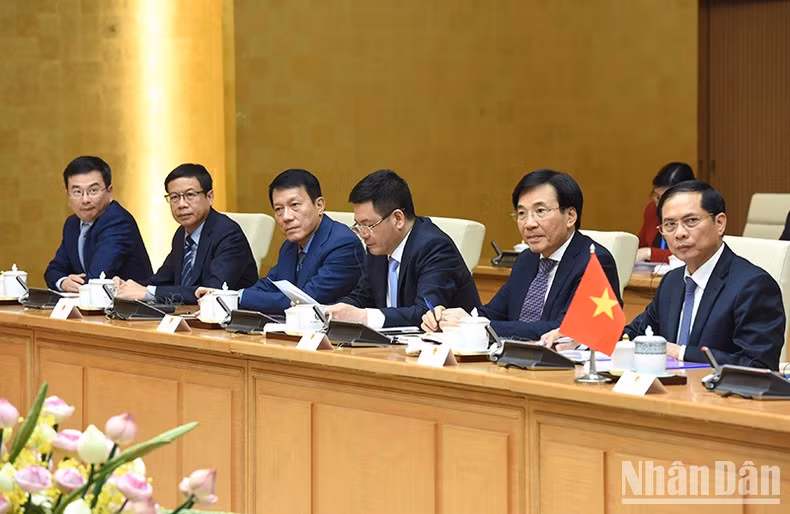 Delegación vietnamita.