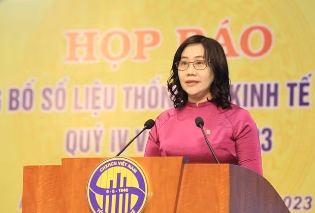 La directora de la Oficina General de Estadísticas, Nguyen Thi Huong. (Foto: VNA) La directora de la Oficina General de Estadísticas, Nguyen Thi Huong. (Foto: VNA)