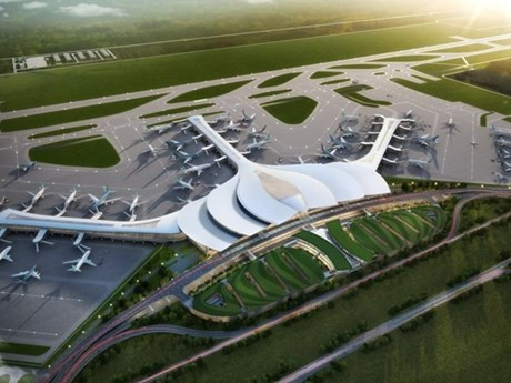 Una perspectiva del aeropuerto internacional de Long Thanh en la provincia de Dong Nai. (Foto: VNA)