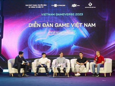 Expertos comparten experiencias en el foro de videojuegos (Foto: VNA)