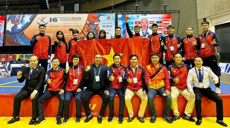 Wushu de Vietnam ocupa segundo lugar en Campeonato Mundial 