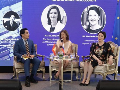 En el Foro Empresarial entre Vietnam e Eslovenia (Fuente: VNA)