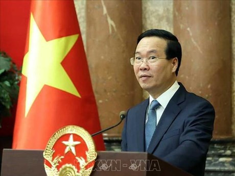 El presidente de Vietnam, Vo Van Thuong. (Foto: VNA)