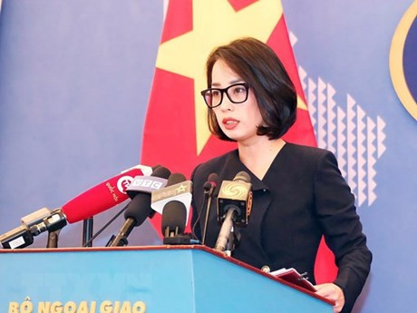 La portavoz del Ministerio de Relaciones Exteriores de Vietnam, Pham Thu Hang (Foto: VNA)