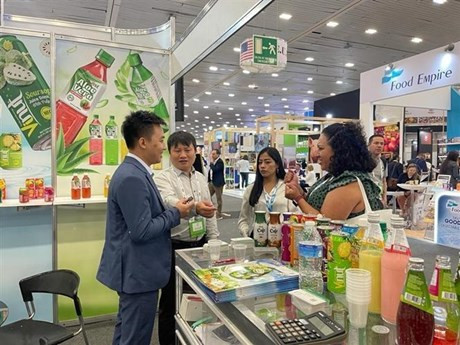 En el stand de VINUT (Fuente: VNA)