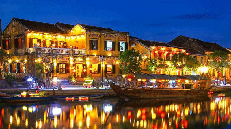 La ciudad antigua Hoi An. 